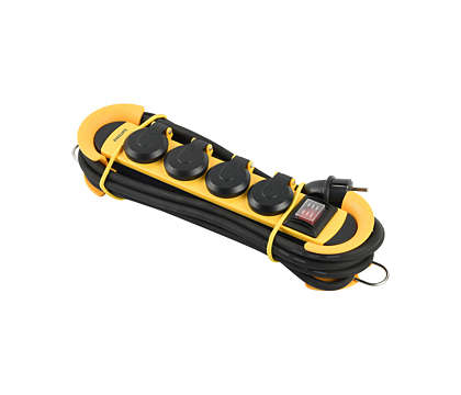 Philips SPN5140YB/39 power distribution unit (PDU) 4 AC outlet(s) Black, Yellow