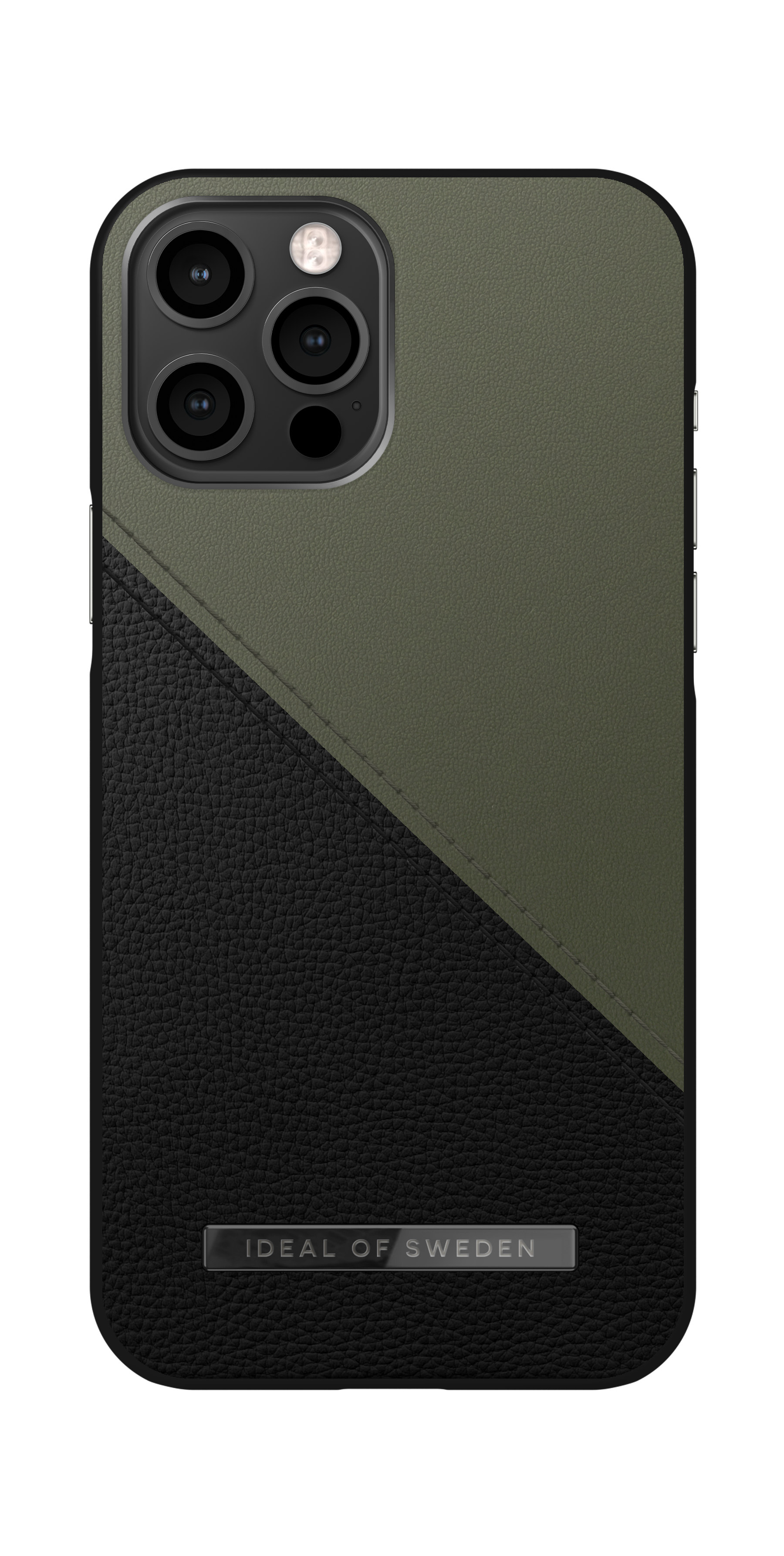 iDeal of Sweden Atelier Case iPhone 12 PRO MAX Onyx Black Khaki – image 3