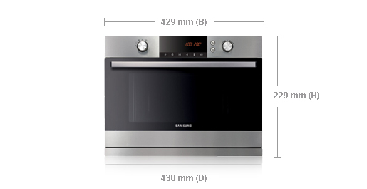 Samsung FQ115T002 oven Black, Stainless steel – image 2