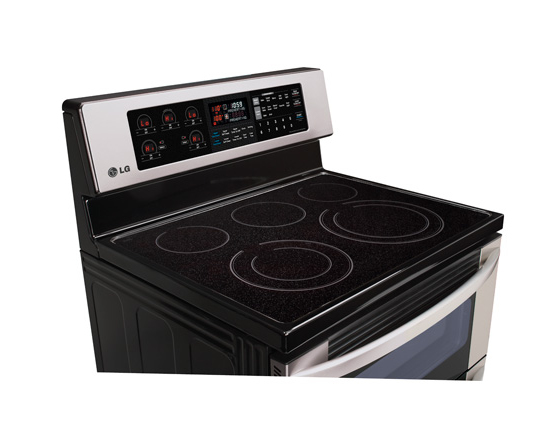 LG LDE3037ST cooker Freestanding cooker Electric Black, Stainless steel – image 7