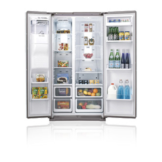 Samsung RSH7PNRS side-by-side refrigerator Freestanding Stainless steel – image 2