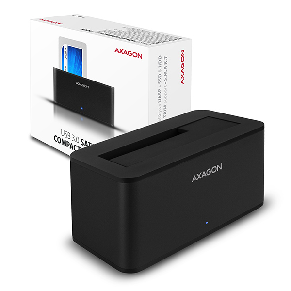 Axagon ADSA-SMB storage drive docking station USB 3.2 Gen 1 (3.1 Gen 1) Type micro-B Black – image 9