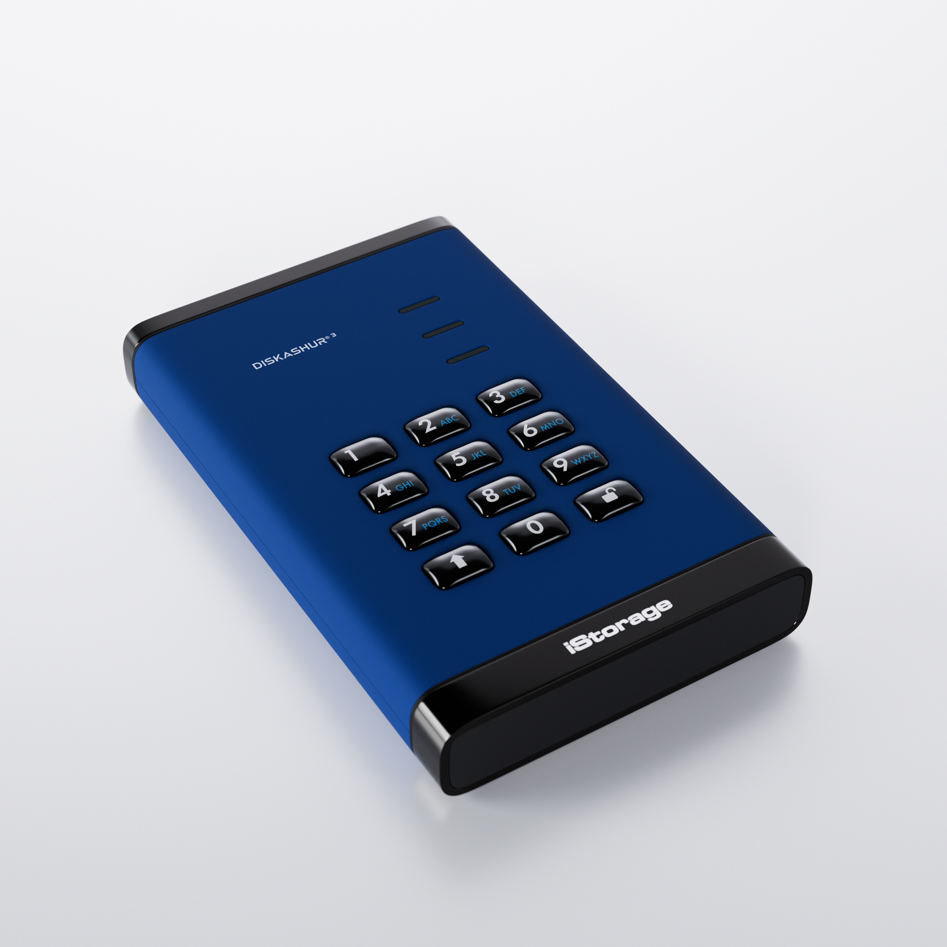 iStorage diskAshur³ 1 TB Blue | Secure Portable Hard Drive | FIPS 140-3 Level 3 Complaint |Common Criteria EAL 5+ | PIN protected | AES-XTS 256-bit hardware encryption | GDPR, TAA Compliant | Dust/Water Resistant | image 3
