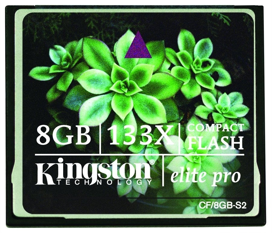 Kingston Technology 8GB Elite Pro CompactFlash Card 133x