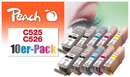 Peach 0F319978 ink cartridge Black, Cyan, Magenta, Photo black, Yellow