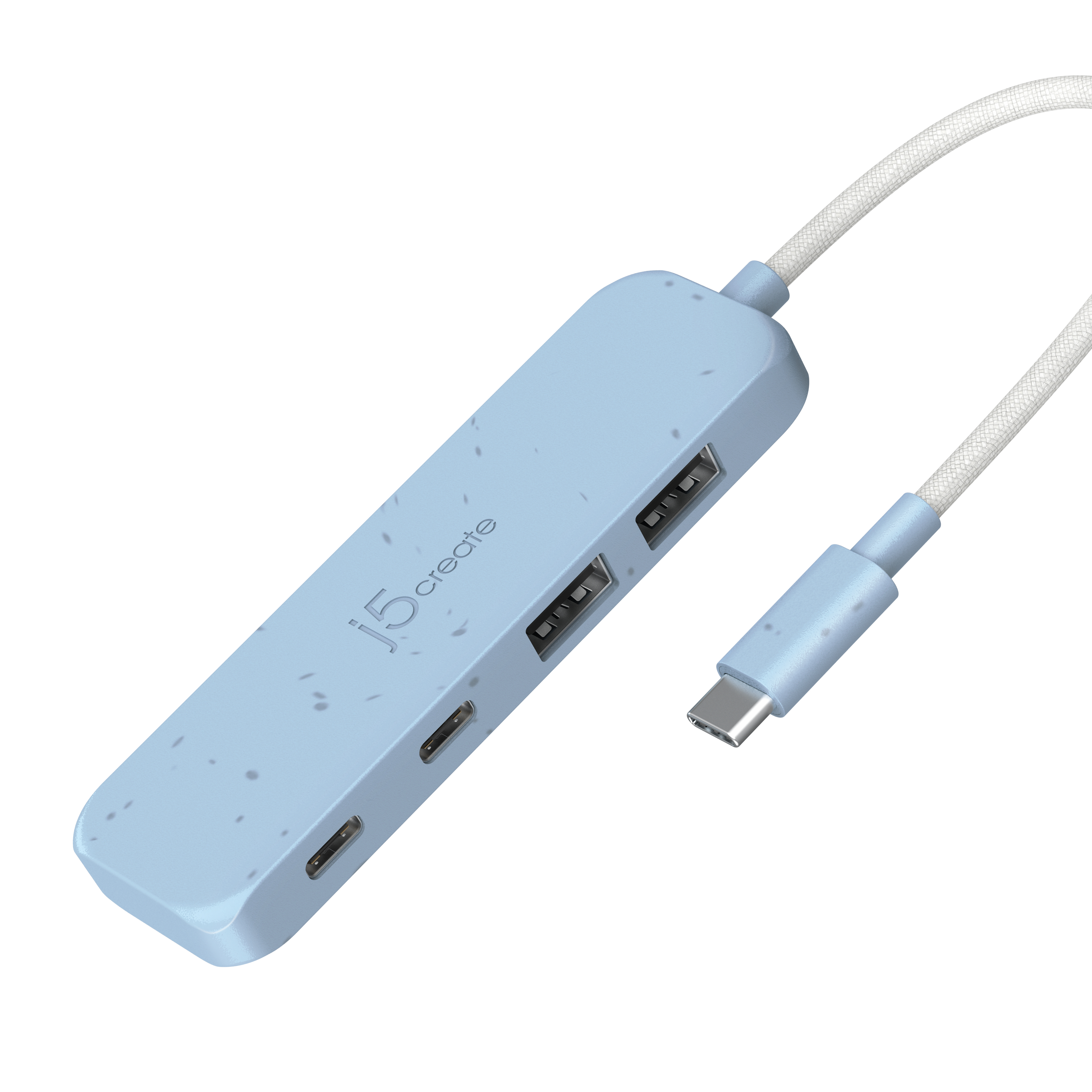 j5create Hub ecologico da USB-C a 4 porte tipo C e tipo A Gen 2