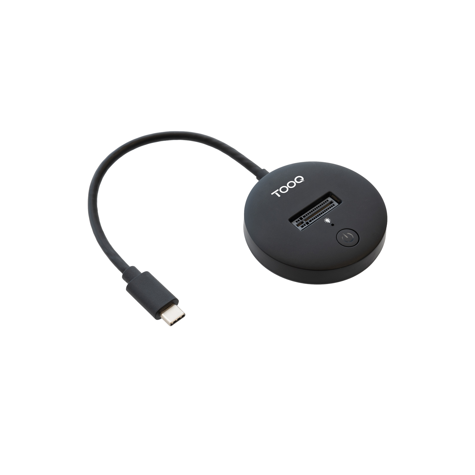 TooQ TQDS-100B storage drive docking station USB 3.2 Gen 2 (3.1 Gen 1) Type-C Black