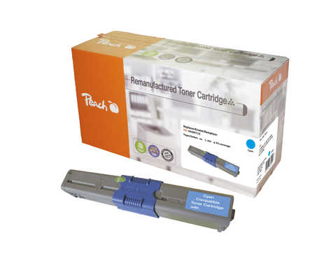 Peach PT408 toner cartridge 1 pc(s) Cyan