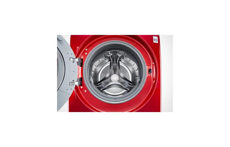 LG WM3250HRA washing machine Front-load 1200 RPM Red – image 4