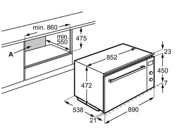Electrolux KBZE9X 77 L Stainless steel – image 3
