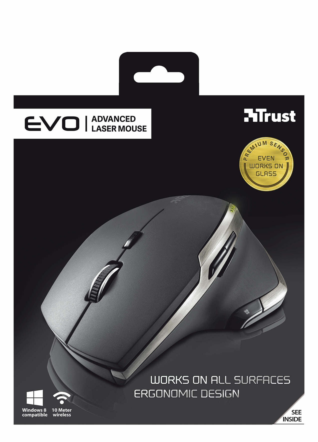 Trust Evo mouse Gaming RF Wireless Laser 2400 DPI – image 4