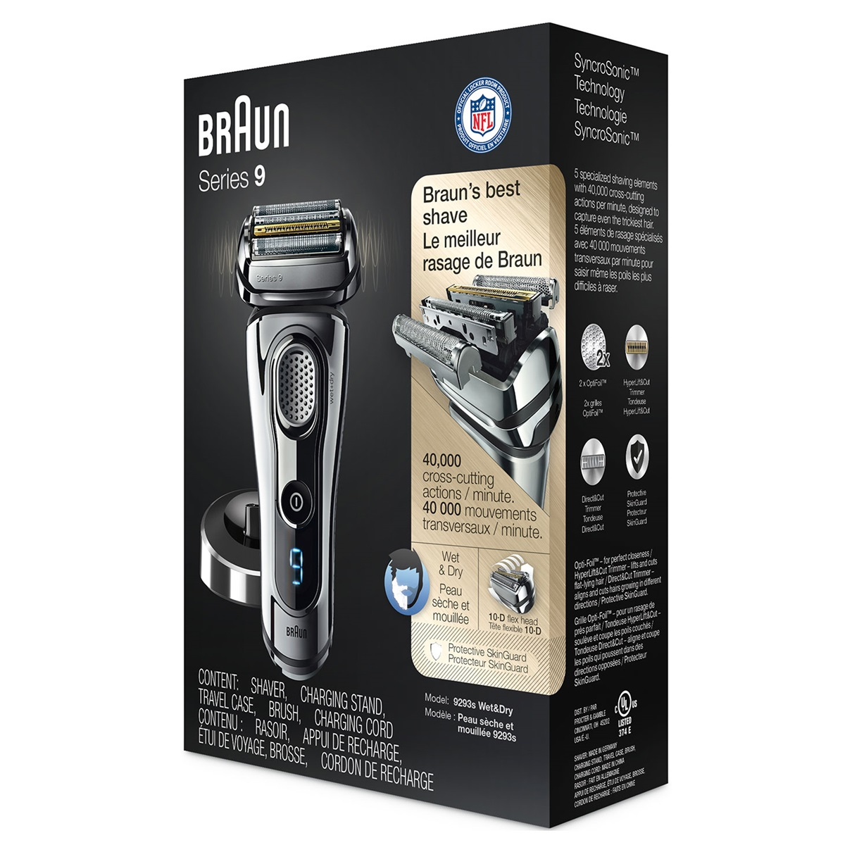 Braun 9293s Foil shaver Trimmer Chrome – image 5