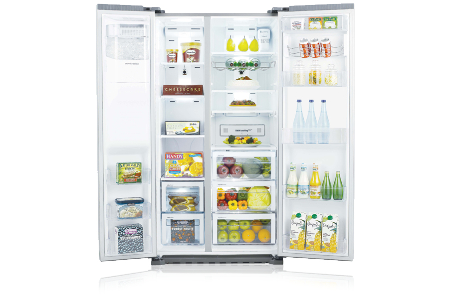 Samsung RS61681GDSL side-by-side refrigerator Freestanding – image 2