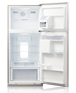 LG MB482ULS-G fridge-freezer Freestanding Platinum, Silver – image 2
