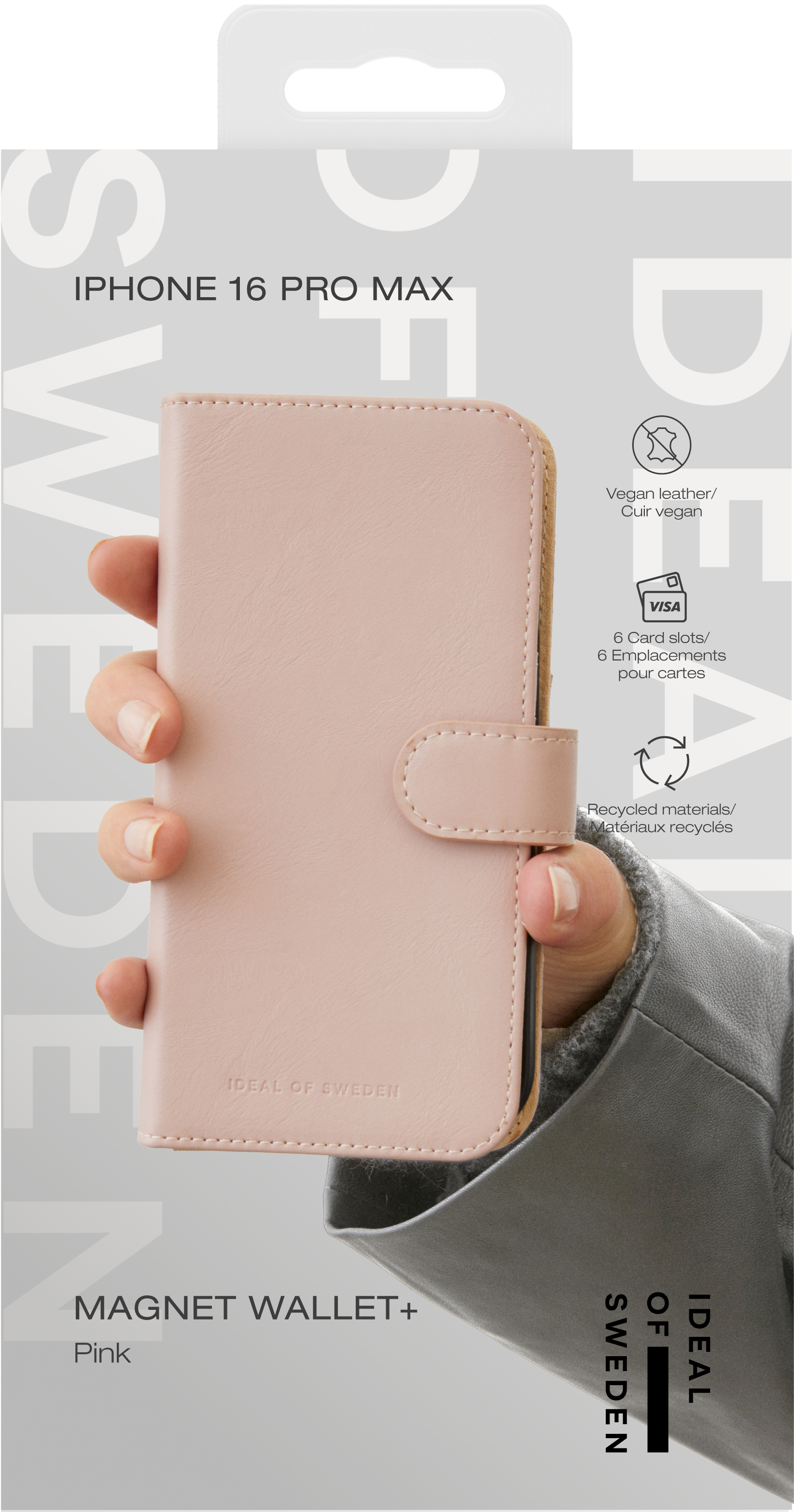 iDeal of Sweden Magnet Wallet+ iPhone 16 Pro Max Pink – image 5