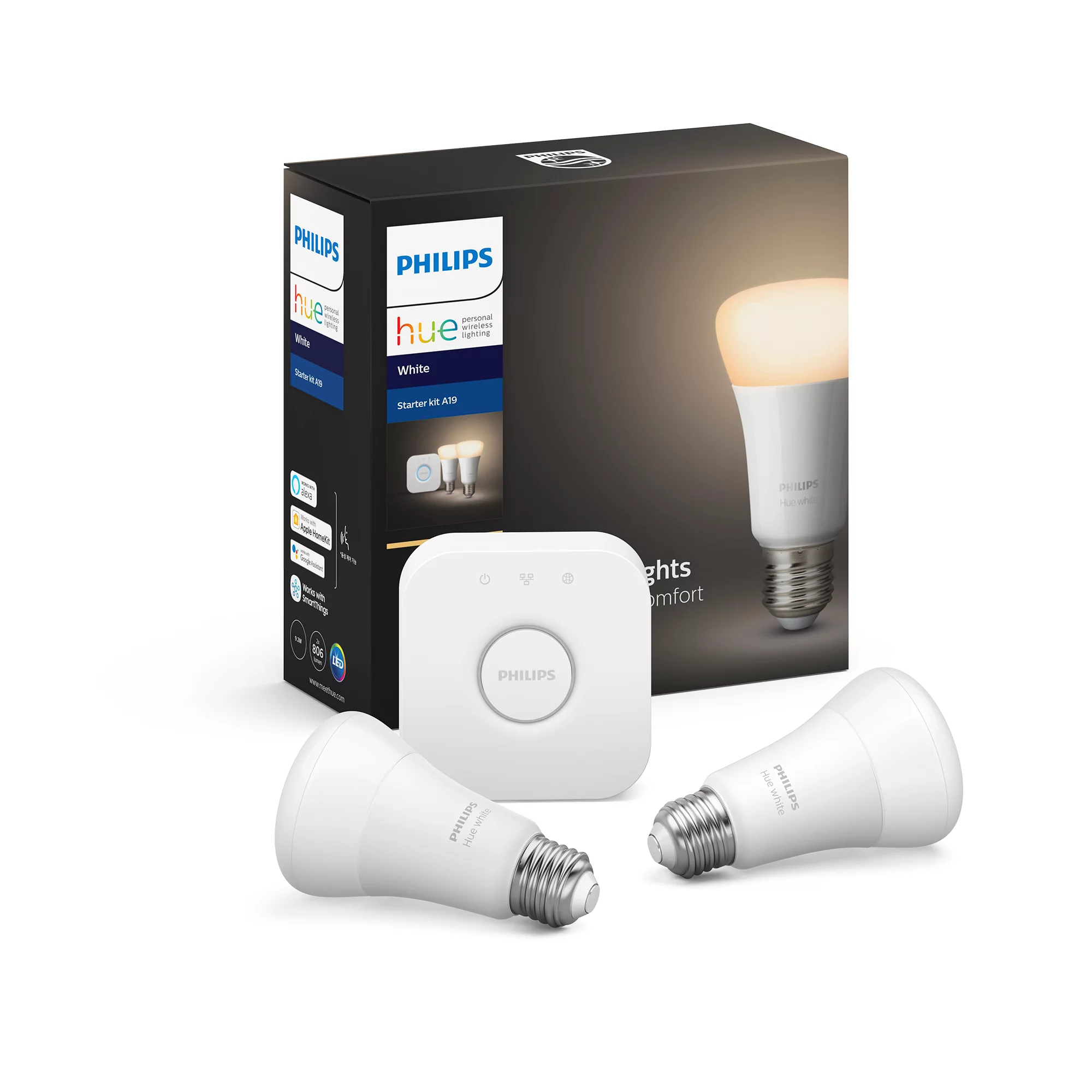 Philips by Signify Philips Hue White 8718699729684 smart lighting Smart lighting kit Bluetooth/Zigbee