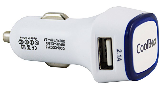 CoolBox CDC215 Smartphone, Tablet White Cigar lighter Auto