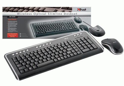 Trust Wireless Optical Slimline Deskset DS-3200 SE – image 2