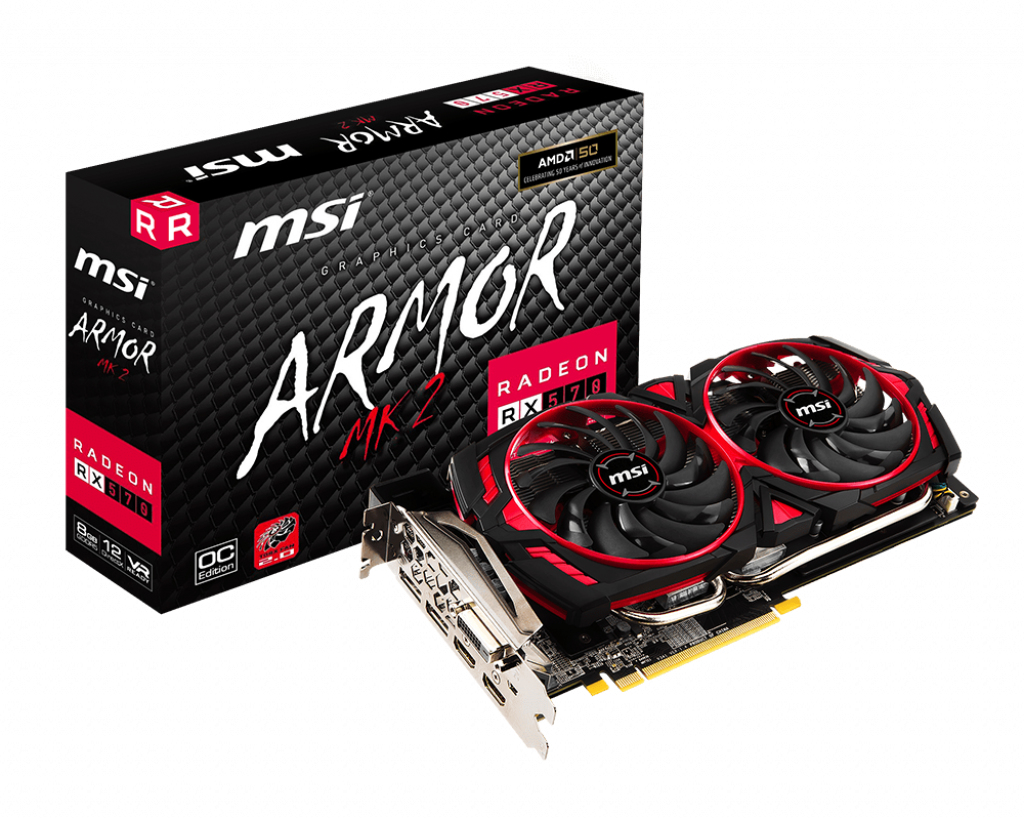 MSI RADEON RX 570 ARMOR MK II 8G OC