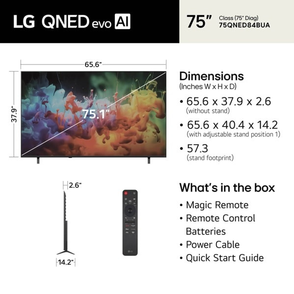 LG QNED evo AI MiniLED 55QNED84BUA TV – image 4