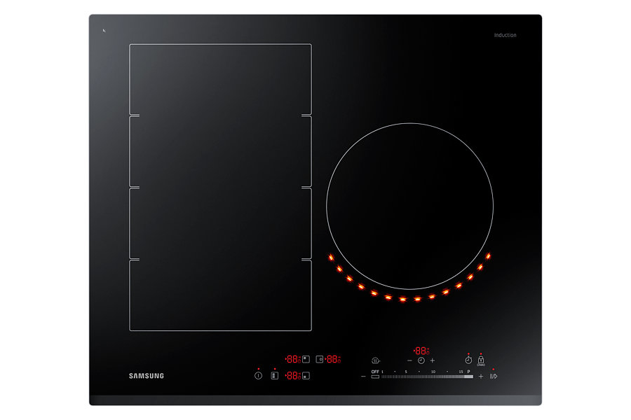 Samsung NZ63K7777BK/EF hob Black Built-in Zone induction hob 3 zone(s) – image 1