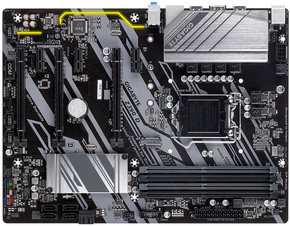 GIGABYTE Z390 D – image 2