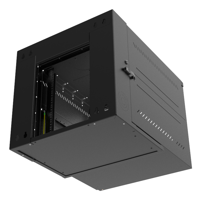 Vertiv WDX 11U Wall mounted rack Black – image 3