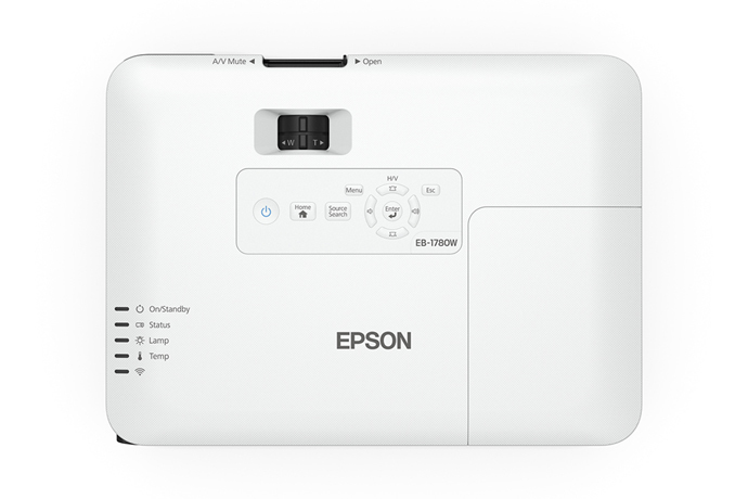 Epson PowerLite 1780W Standard throw projector 3000 ANSI lumens 3LCD WXGA (1280x800) Black, White – image 3