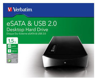 Verbatim External Hard Drive eSATA / USB Combo Drive 1.5TB – image 2