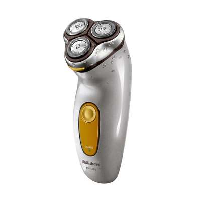 Philips HQ7616 men's shaver Rotation shaver Trimmer Orange, Stainless steel