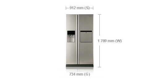 Samsung RSH1ZTRS side-by-side refrigerator – image 2