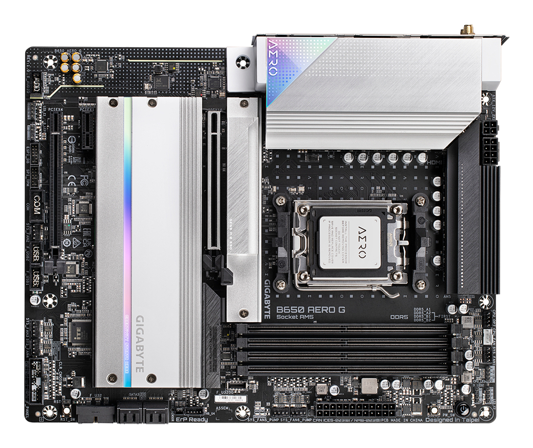 Tarjeta Madre Gigabyte B650 AERO G - Socket AM5 - 4x DDR5 - 4400/6400(OC)8000(OC)MHz - HDMI - DisplayPort - USB 2.0/3.2 - ATX - B650 AERO G Tarjeta Madre Gigabyte B650 AERO G - Socket AM5 - 4x DDR5 - 4400/6400(OC)8000(OC)MHz - HDMI - DisplayPort - USB 2.0/3.2 - ATX - B650 AERO G