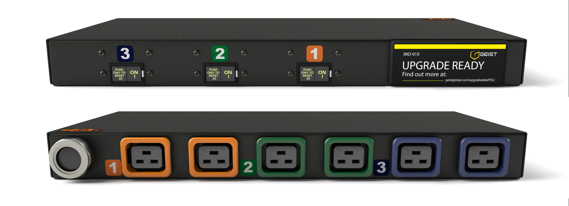 Vertiv MN01X1R1-06L198-4CS15A0H10-S power distribution unit (PDU) 6 AC outlet(s) 1U Black