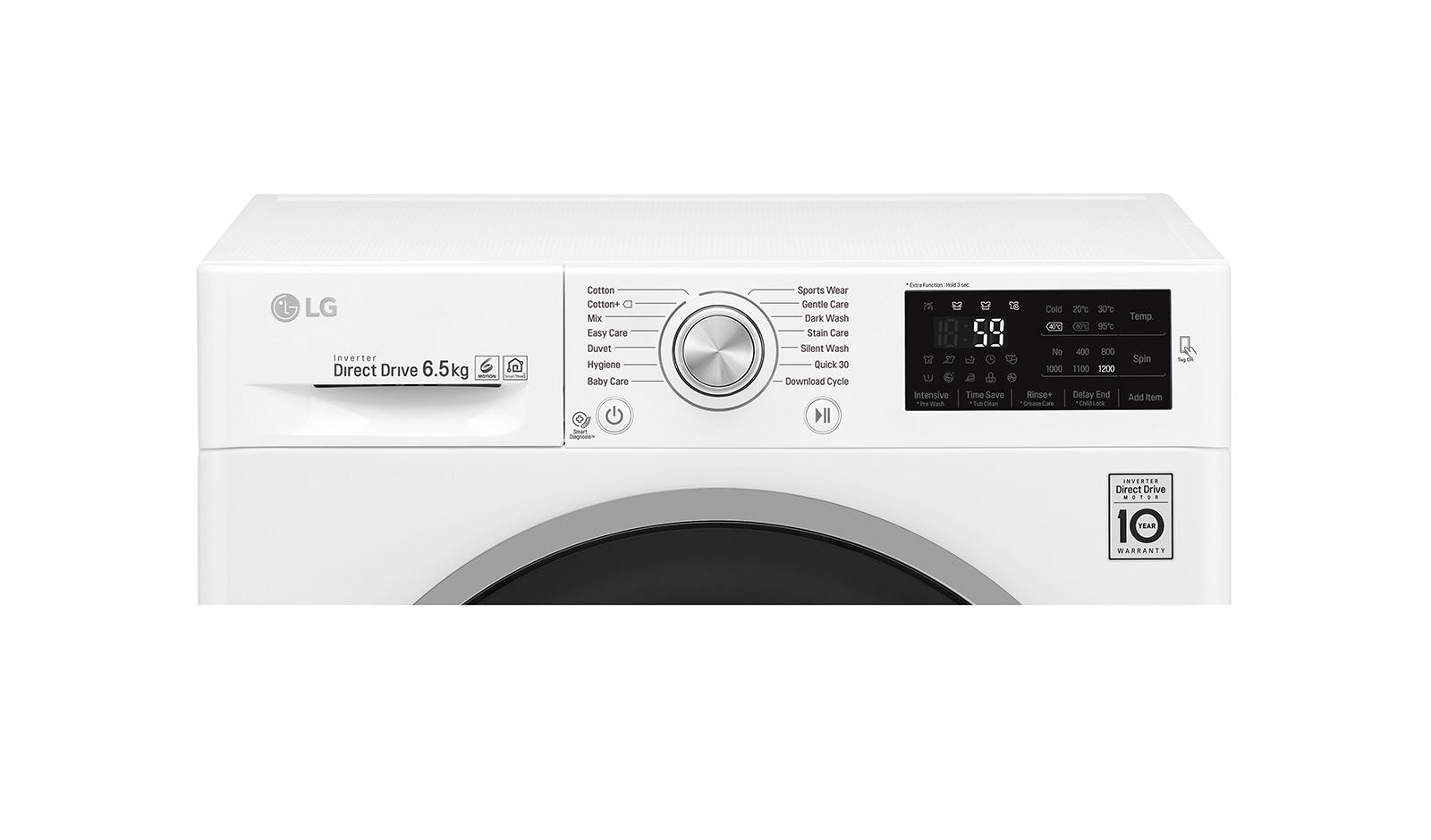 LG F2J6WN1W washing machine Front-load – image 7