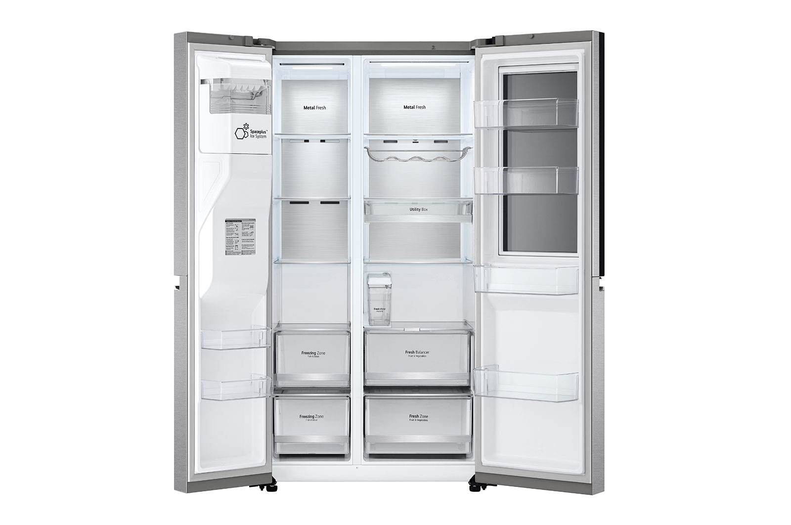 LG GSXD91MBAE side-by-side refrigerator Freestanding – image 7