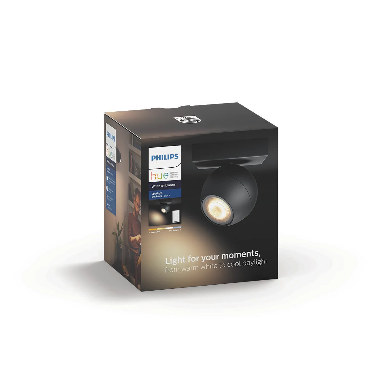 Philips by Signify Philips Hue White ambience Buckram single spotlight – image 6