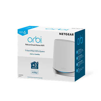 NETGEAR Orbi RBS750 AX4200 WiFi 6 Mesh Sattelite – image 4