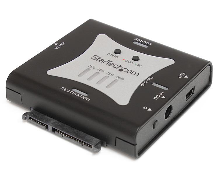 StarTech.com SATDUPUEEU media duplicator HDD duplicator Black 2 copies – image 1