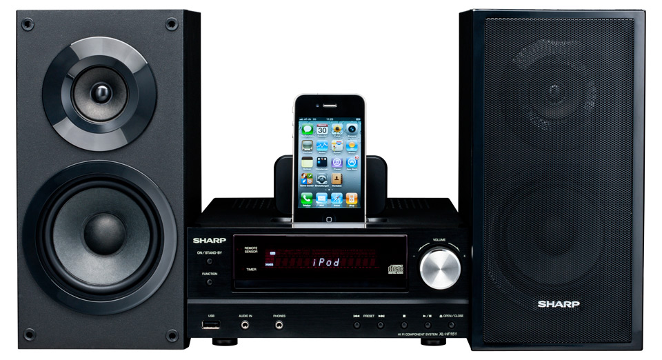 Sharp XL-HF151PHBK home audio system