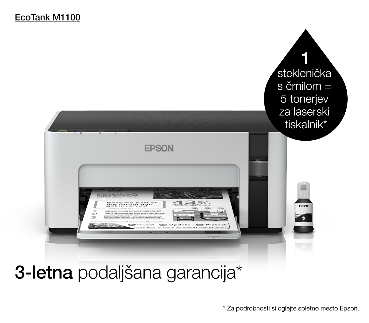 Epson EcoTank M1100 inkjet printer – image 9