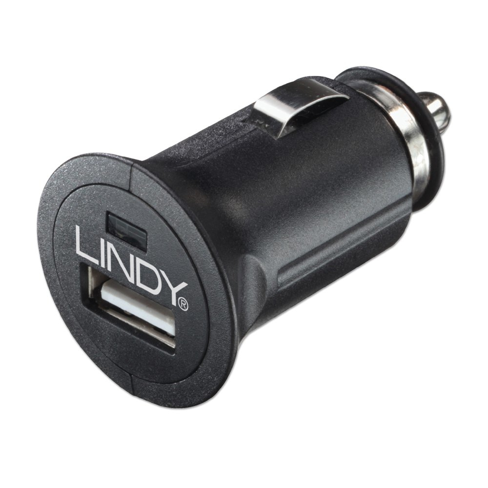 Lindy 73381 mobile device charger Universal Black DC Auto