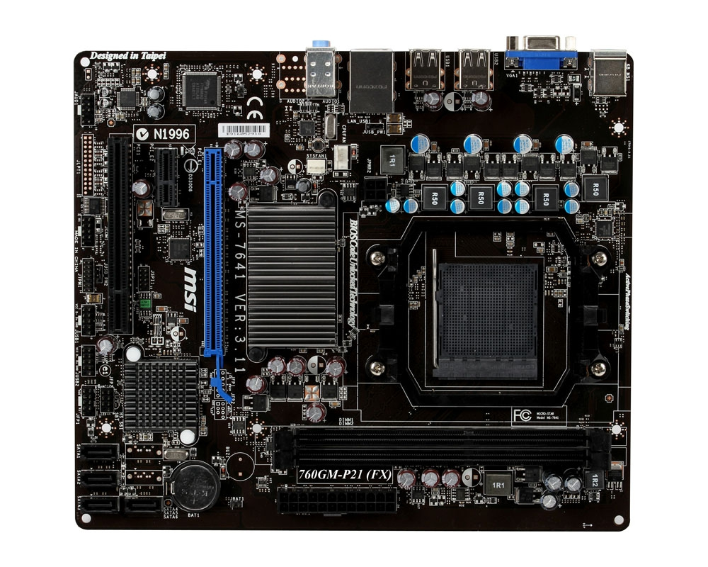 MSI 760GM-P21 (FX) – image 2