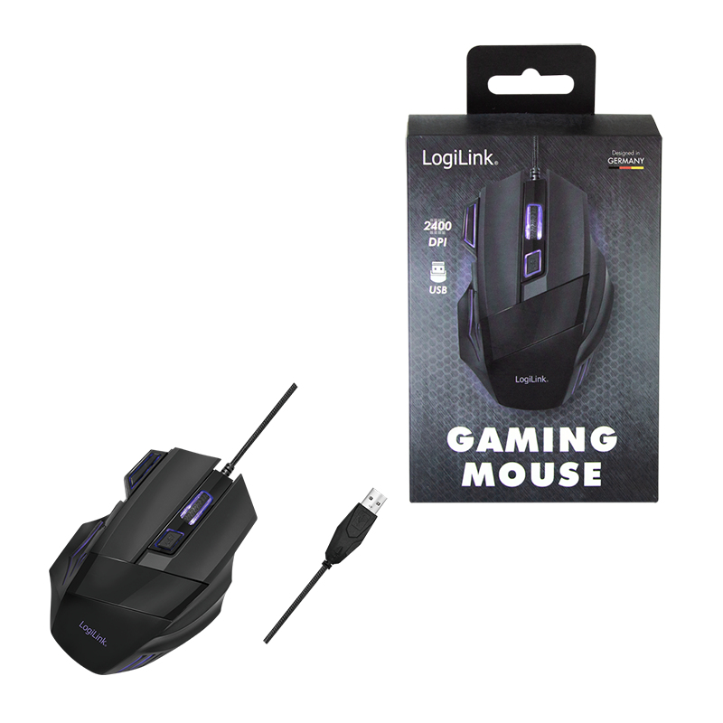 LogiLink ID0202 mouse Gaming Right-hand USB Type-A Optical 2400 DPI – image 8