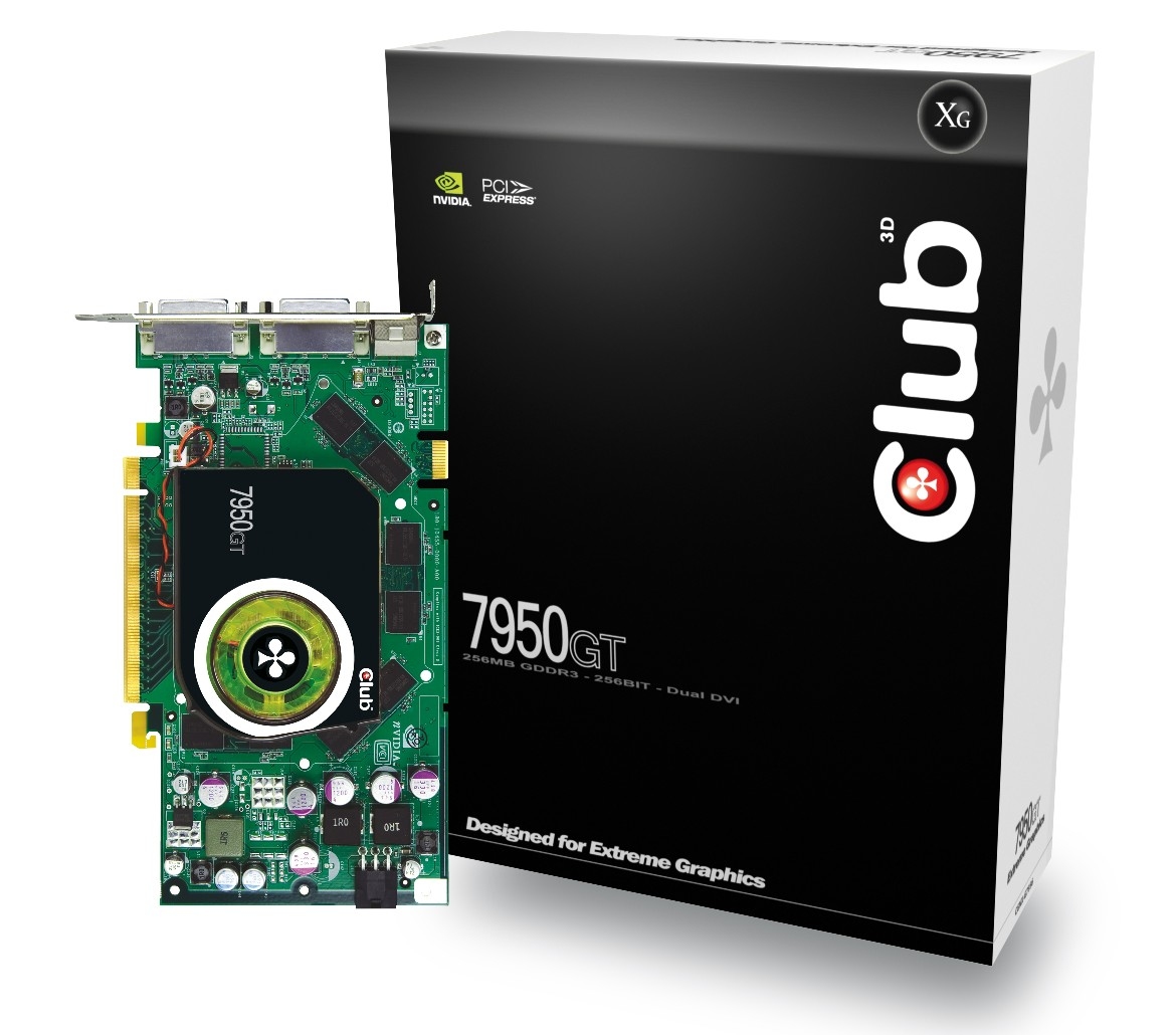 CLUB3D CGNX-G7956 graphics card GDDR3