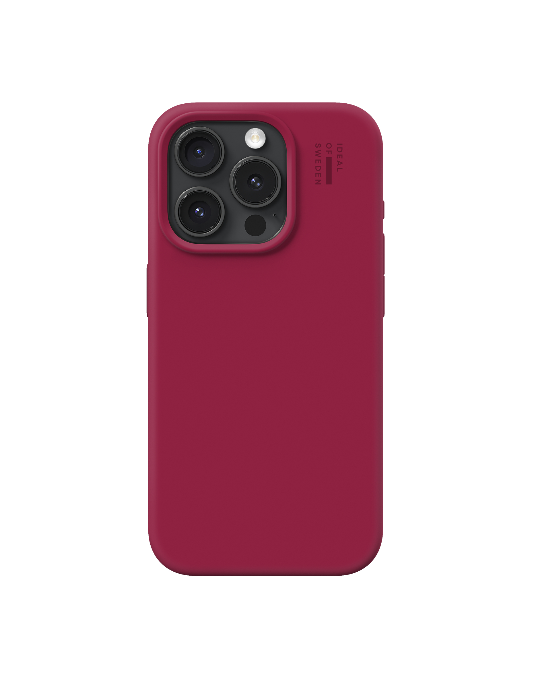 iDeal of Sweden Silicone Case iPhone 14 Pro Cranberry