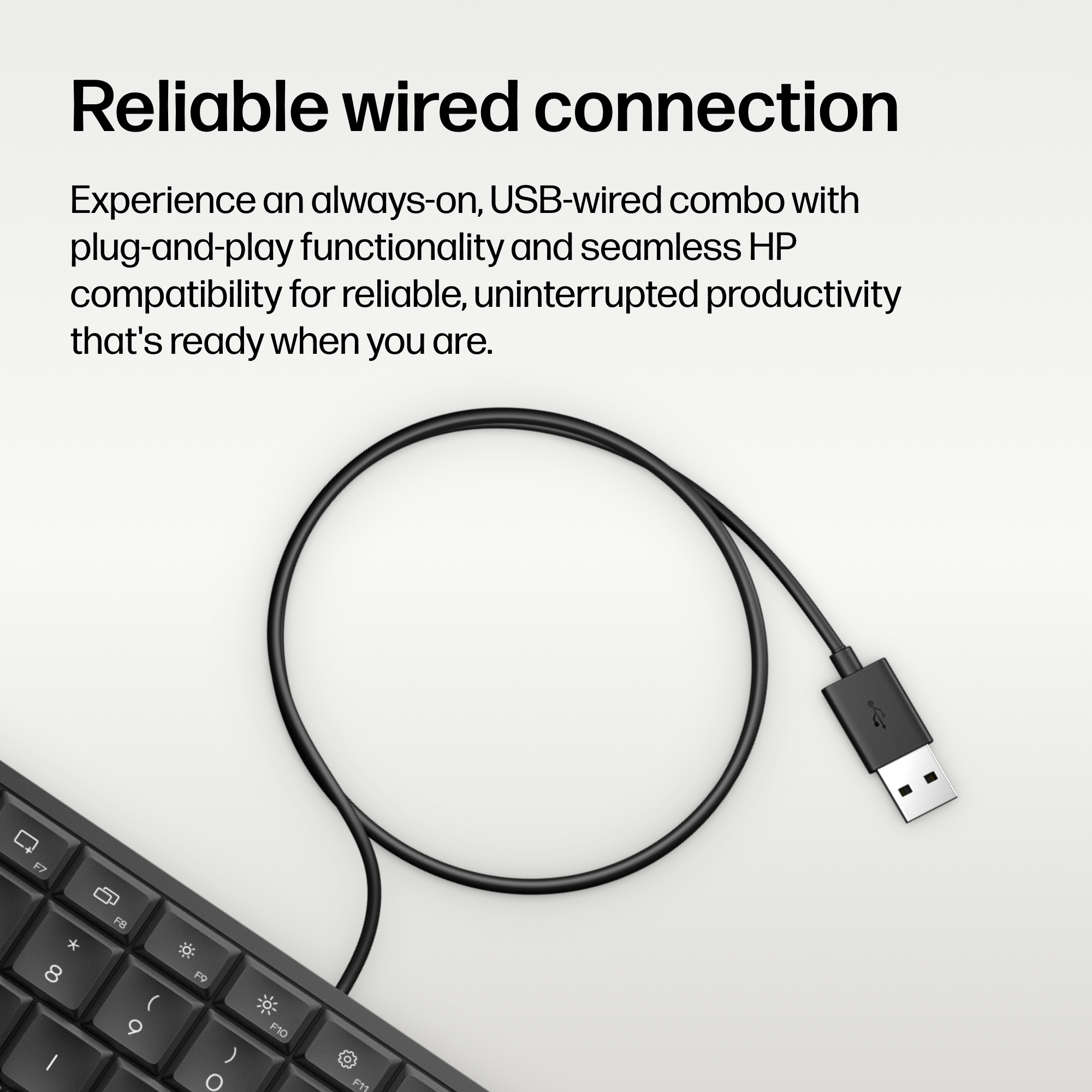HP 170C Wired Mouse and Keyboard Combo – image 3