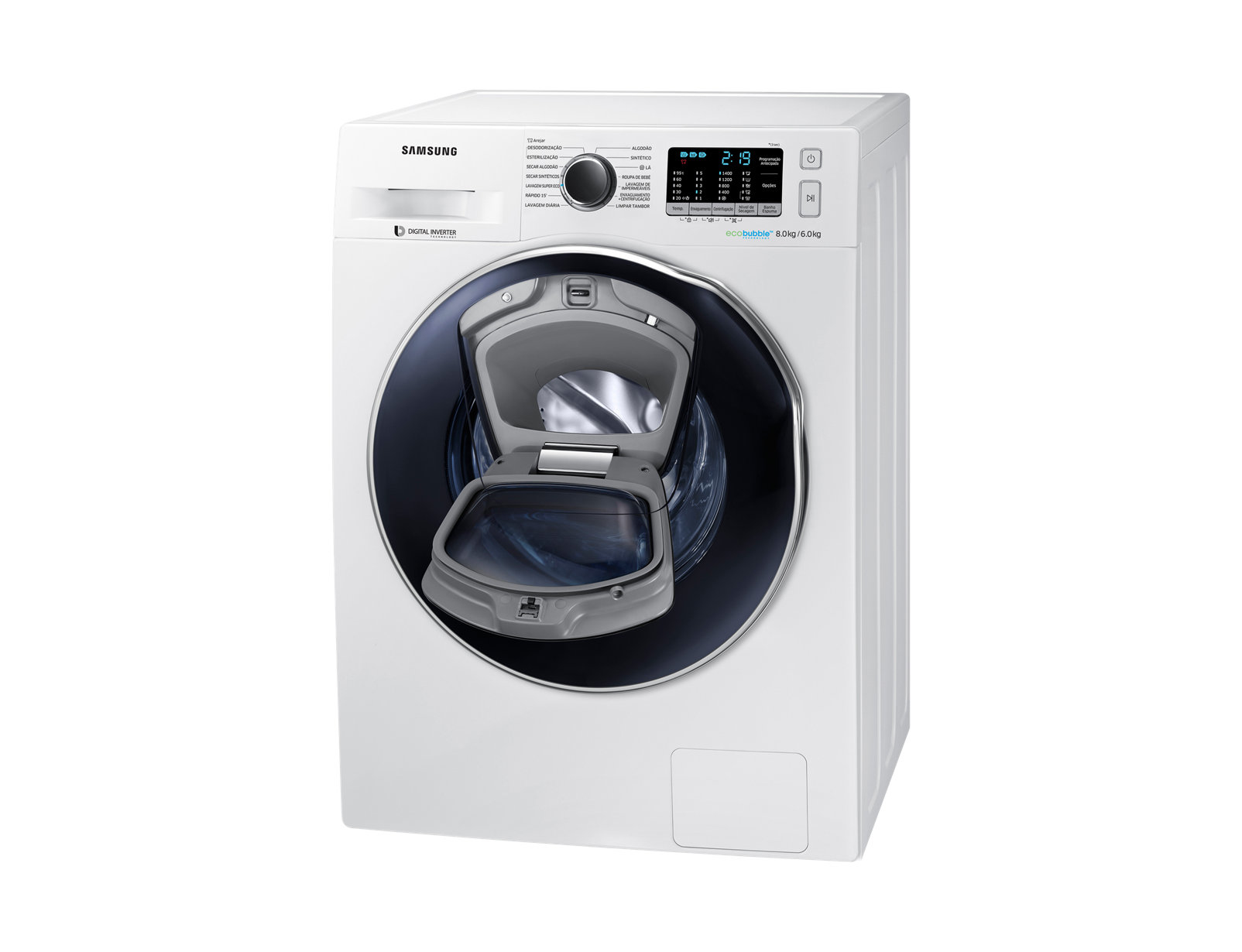 Samsung WD80K5B10OW washer dryer Freestanding Front-load White – image 4