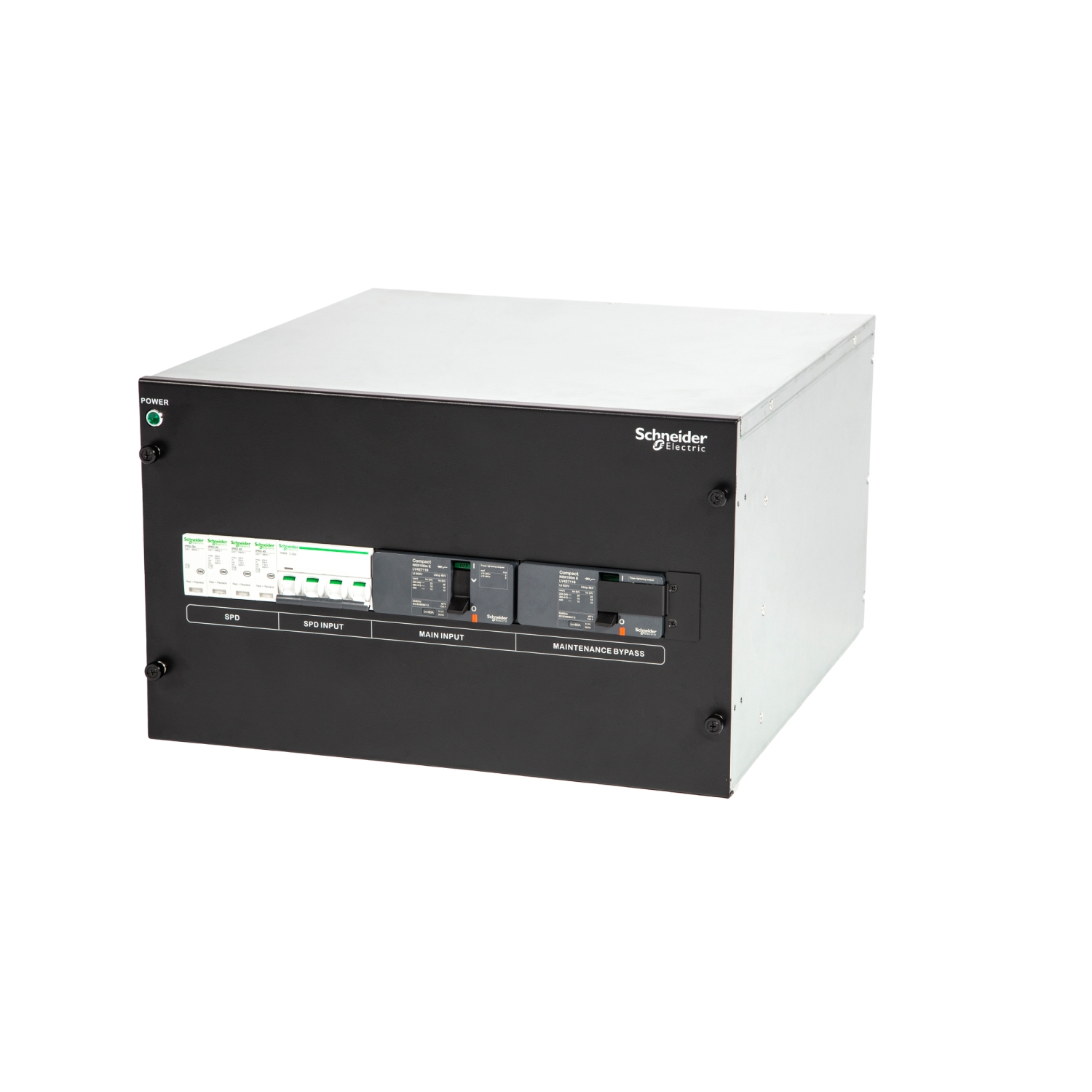 APC PDPMIB1N-40 power distribution unit (PDU) Black, Silver