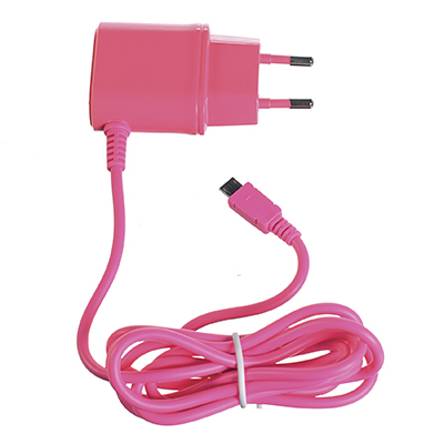 Celly TCMICROP mobile device charger Mobile phone Pink AC Indoor
