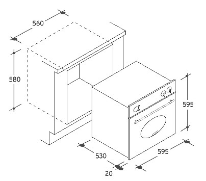 Candy FCL 614/1 RA – image 2